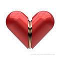 दिल के आकार का अरोमाथेरेपी डिफ्यूज़र रंग एल्यूमीनियम कार